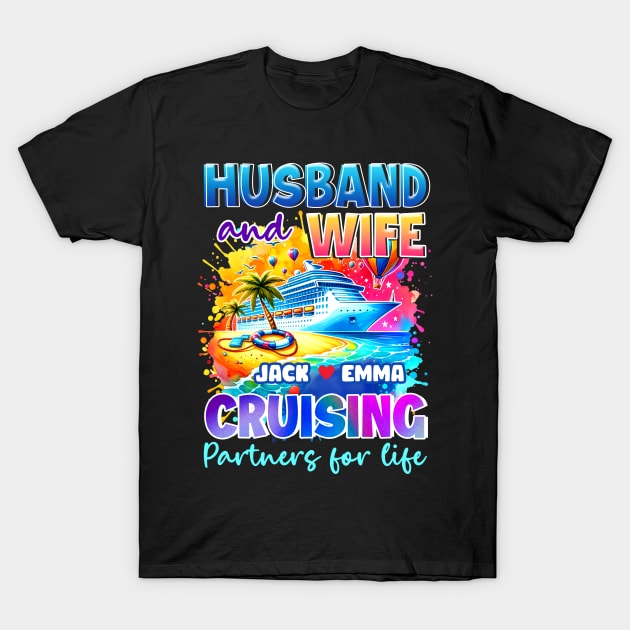 Husband and wife cruising partners for life Gift For Women mother day T-Shirt by truong-artist-C